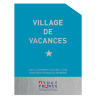 Plaque de Classement Hôtel Étoile - Village de Vacances| Plaques de Classement