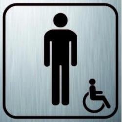 Logo Sanitaire Homme HandicapÃ© (PMR)