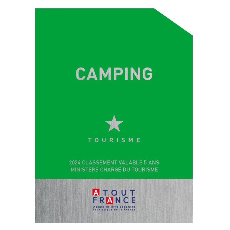 Plaque de Classement Hôtel Étoile - Camping Tourisme | Plaques de Classement