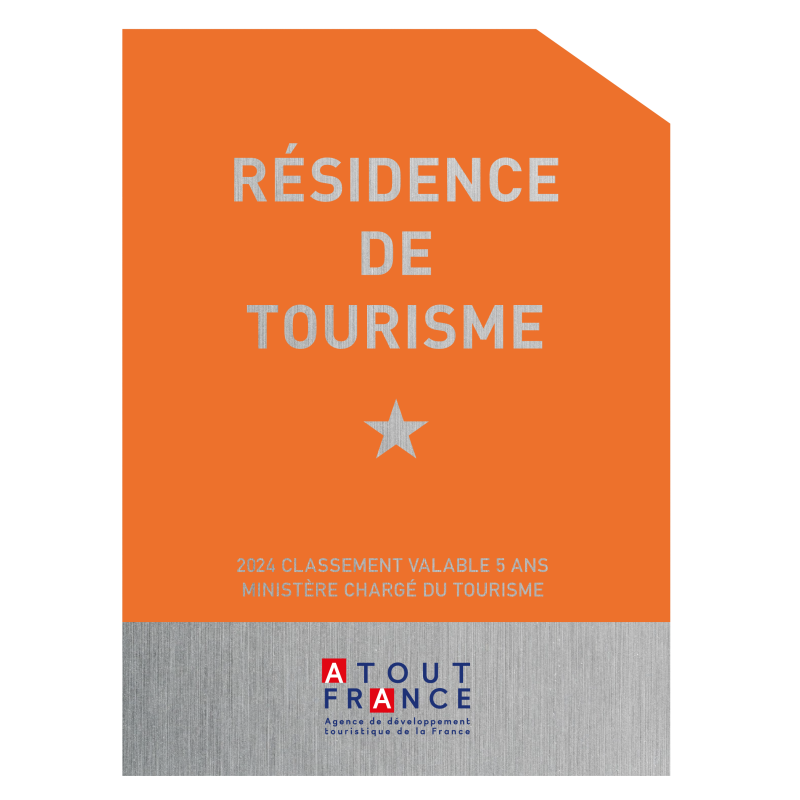 Plaque de Classement Résidence de Tourisme Étoile | Plaques de Classement