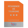 Plaque de Classement Résidence de Tourisme Étoile | Plaques de Classement