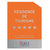 Plaque de Classement Résidence de Tourisme Étoile | Plaques de Classement