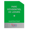 Plaque de Classement Parc Résidentiel de Loisirs PRL Étoile | Plaques de Classement